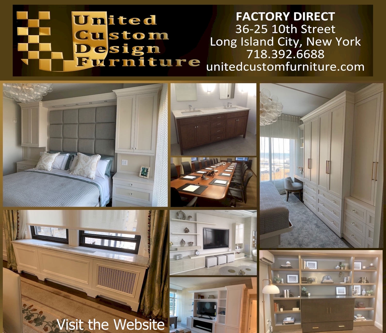 VISIT THE WEBSITE - UNITED CUSTOM DESIGN FURNITURE -